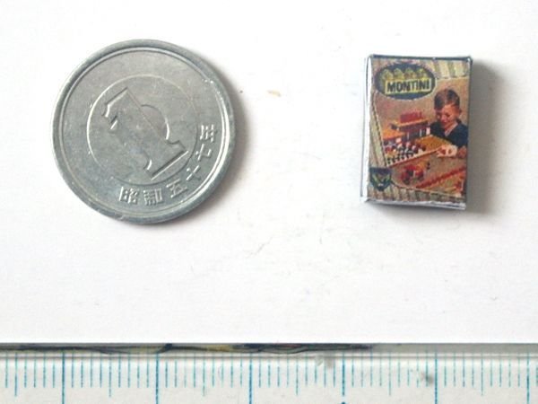 ミニチュア　1/12サイズのパッケージ