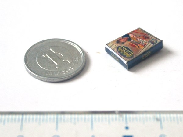 ミニチュア　1/12サイズのパッケージ