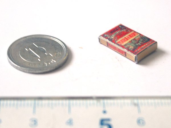 ミニチュア　1/12サイズのパッケージ