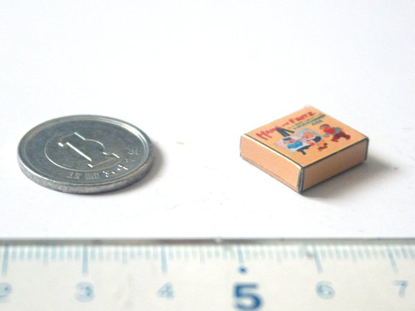 ミニチュア　1/12サイズのパッケージ