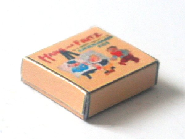 ミニチュア　1/12サイズのパッケージ