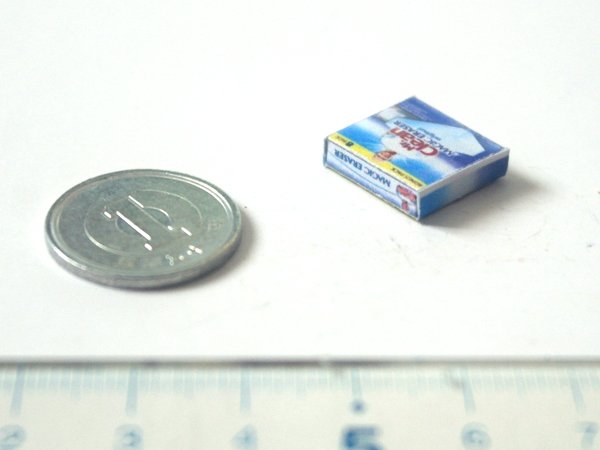 ミニチュア　1/12サイズのパッケージ