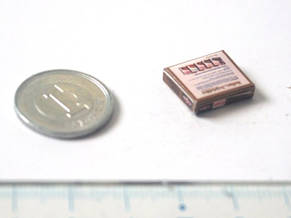 ミニチュア　1/12サイズのパッケージ