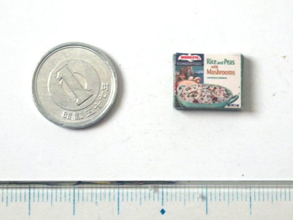 ミニチュア　1/12サイズのパッケージ