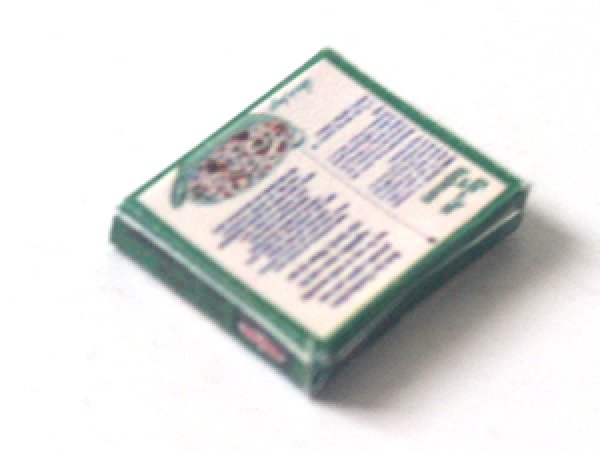 ミニチュア　1/12サイズのパッケージ