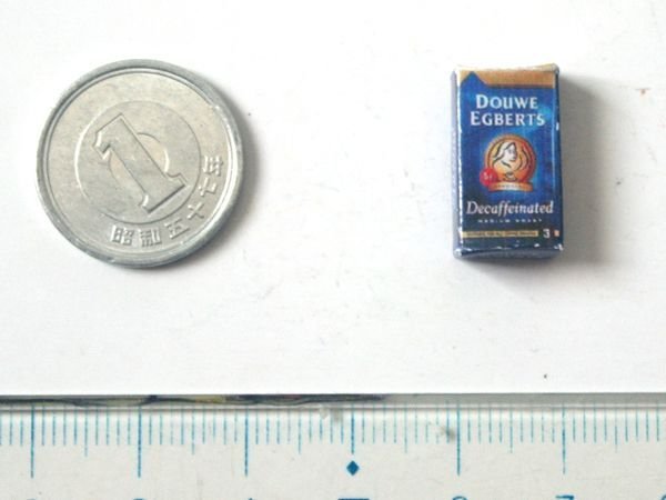 ミニチュア　1/12サイズのパッケージ