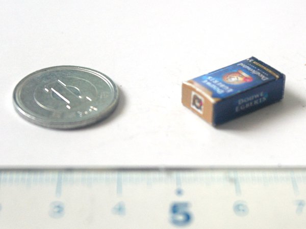 ミニチュア　1/12サイズのパッケージ