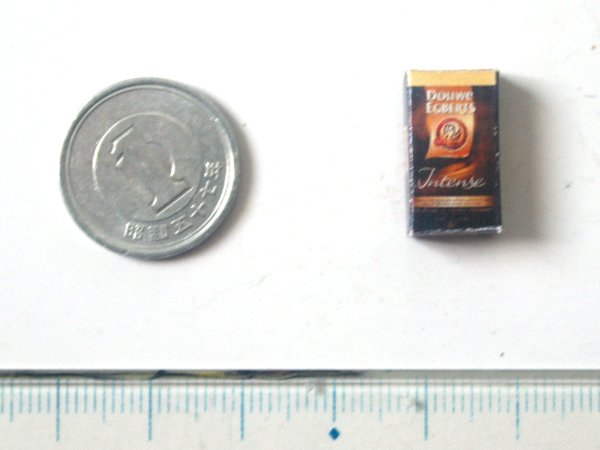 ミニチュア　1/12サイズのパッケージ