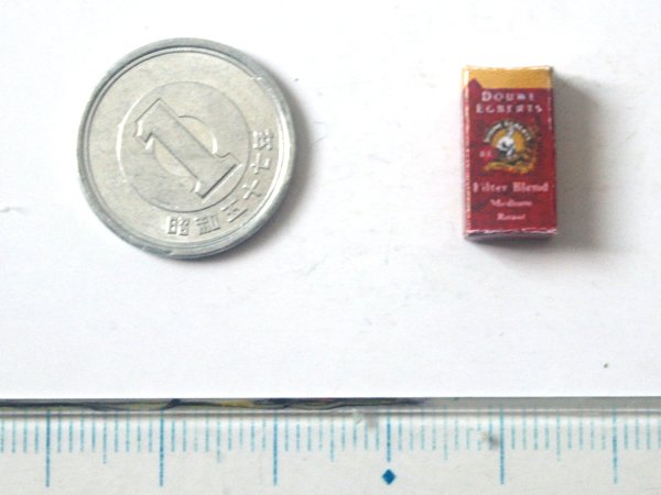 ミニチュア　1/12サイズのパッケージ