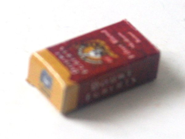 ミニチュア　1/12サイズのパッケージ