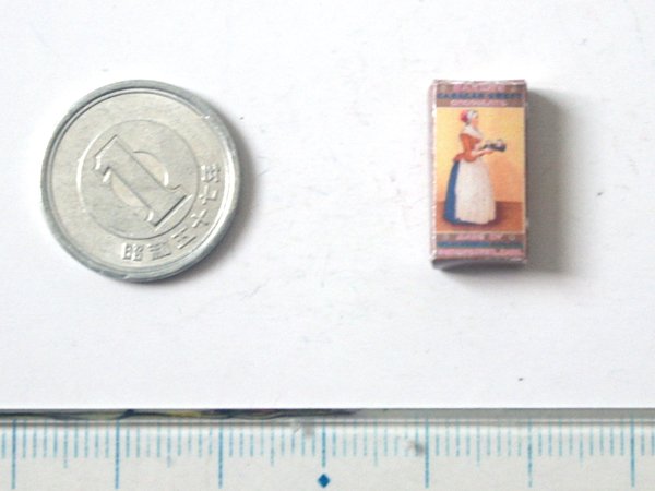 ミニチュア　1/12サイズのパッケージ