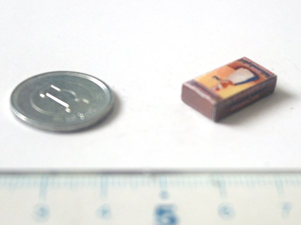 ミニチュア　1/12サイズのパッケージ