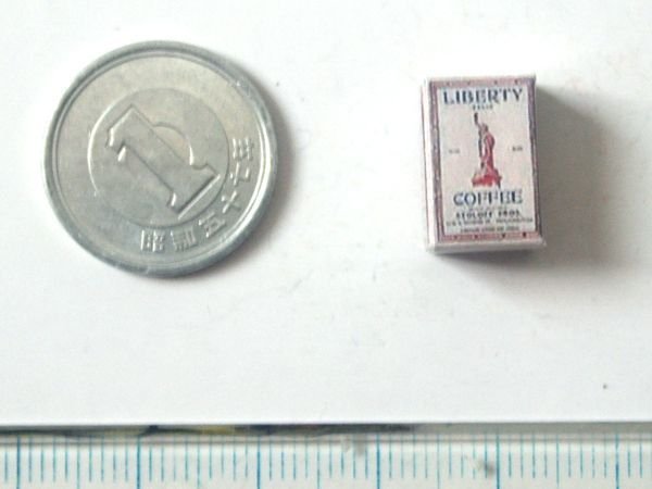 ミニチュア　1/12サイズのパッケージ