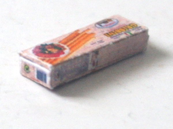 ミニチュア　1/12サイズのパッケージ