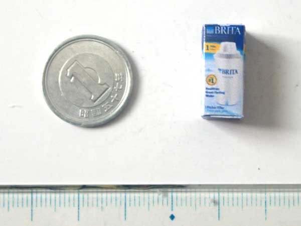 ミニチュア　1/12サイズのパッケージ