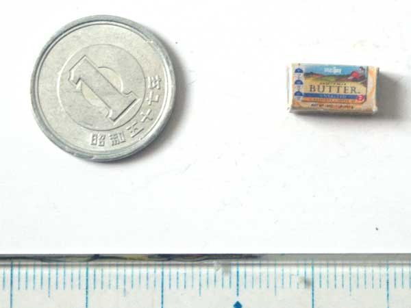 ミニチュア　1/12サイズのパッケージ