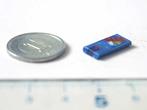 ミニチュア　1/12サイズのパッケージ