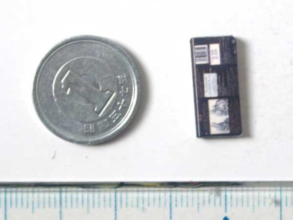 ミニチュア　1/12サイズのパッケージ