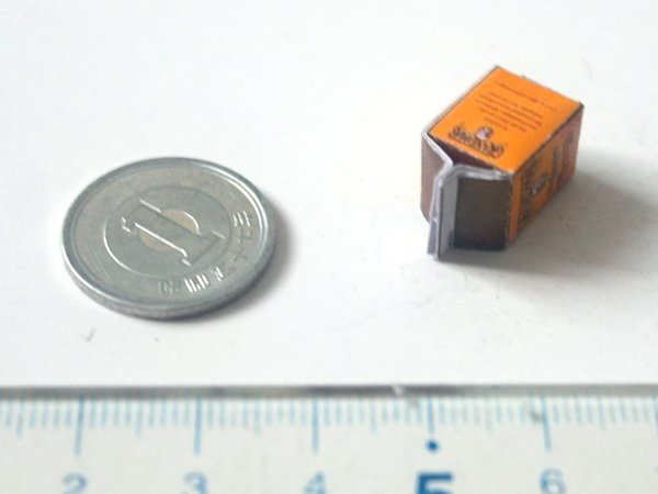ミニチュア　1/12サイズのパッケージ