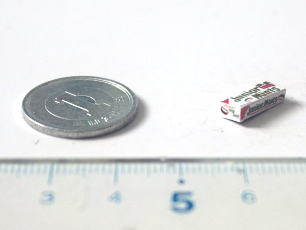ミニチュア　1/12サイズのパッケージ