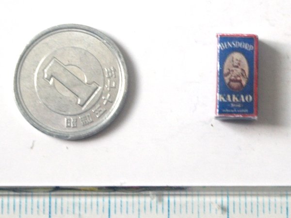 ミニチュア　1/12サイズのパッケージ