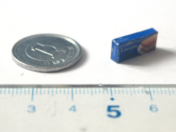 ミニチュア　1/12サイズのパッケージ
