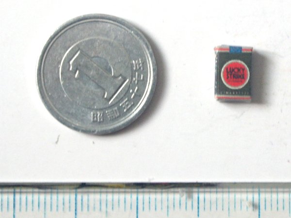 ミニチュア　1/12サイズのパッケージ