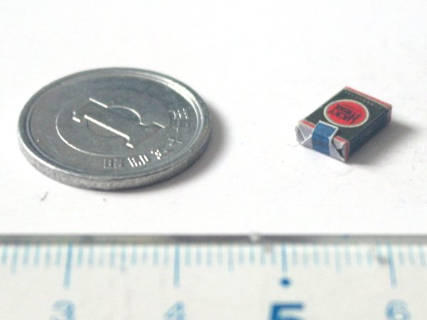 ミニチュア　1/12サイズのパッケージ