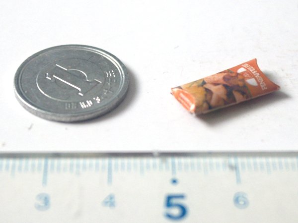 ミニチュア　1/12サイズのパッケージ