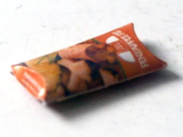 ミニチュア　1/12サイズのパッケージ