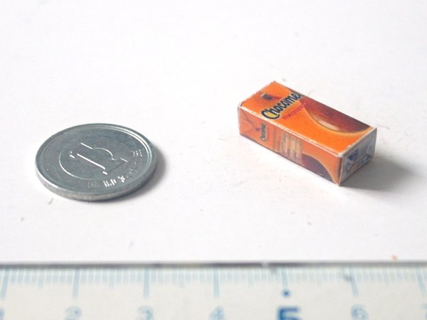ミニチュア　1/12サイズのパッケージ