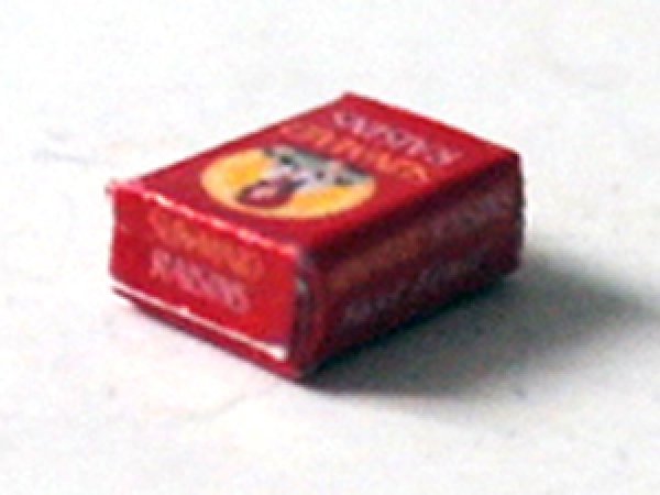 ミニチュア　1/12サイズのパッケージ