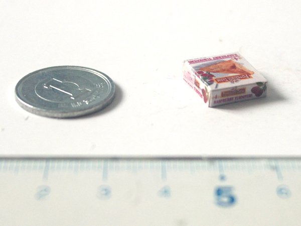 ミニチュア　1/12サイズのパッケージ