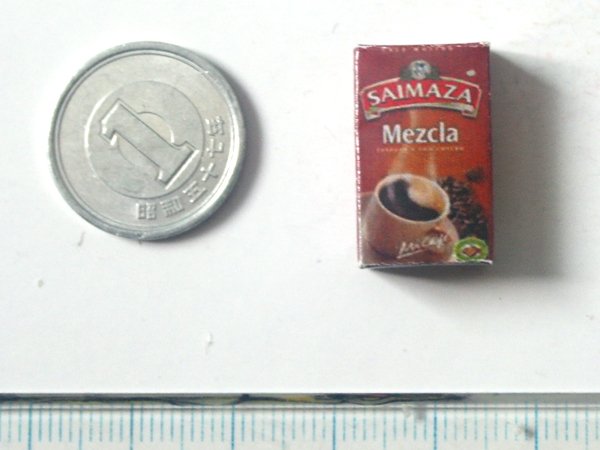 ミニチュア　1/12サイズのパッケージ