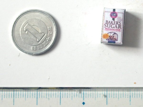 ミニチュア　1/12サイズのパッケージ