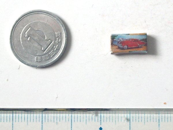 ミニチュア　1/12サイズのパッケージ