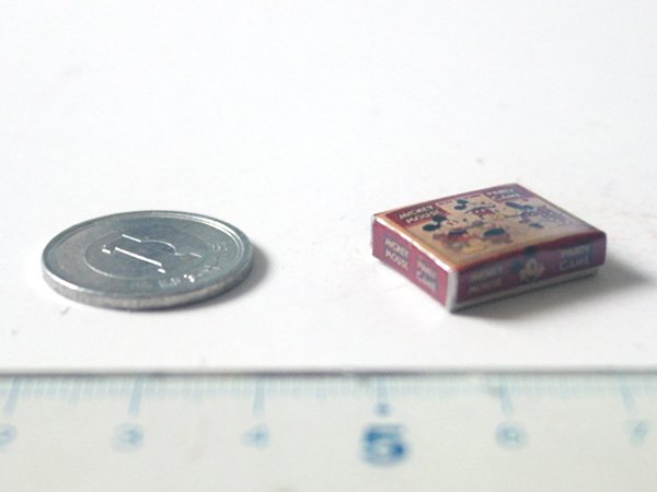 ミニチュア　1/12サイズのパッケージ