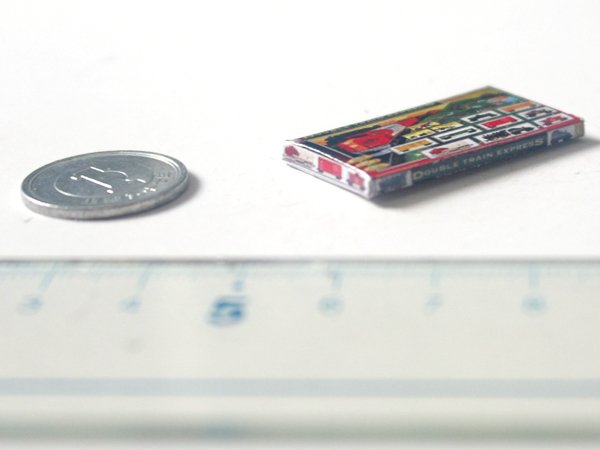 ミニチュア　1/12サイズのパッケージ