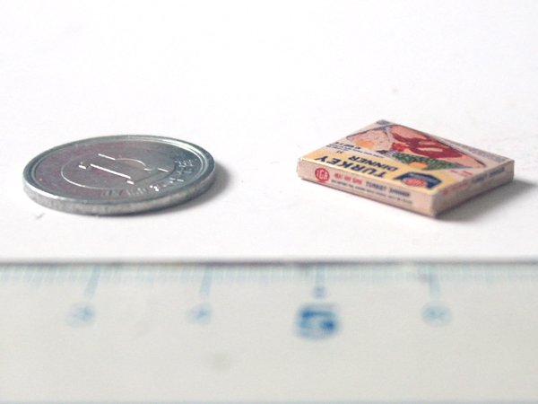 ミニチュア　1/12サイズのパッケージ