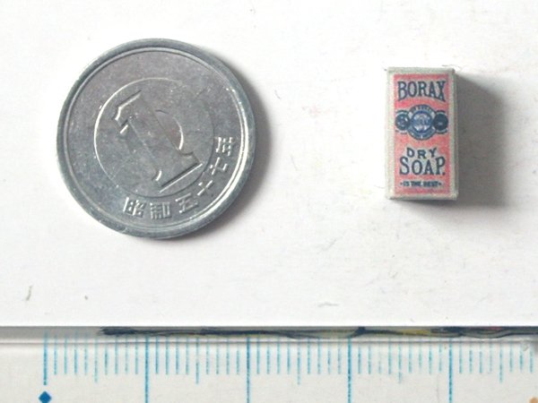 ミニチュア　1/12サイズのパッケージ