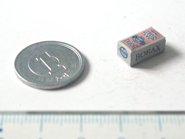 ミニチュア　1/12サイズのパッケージ