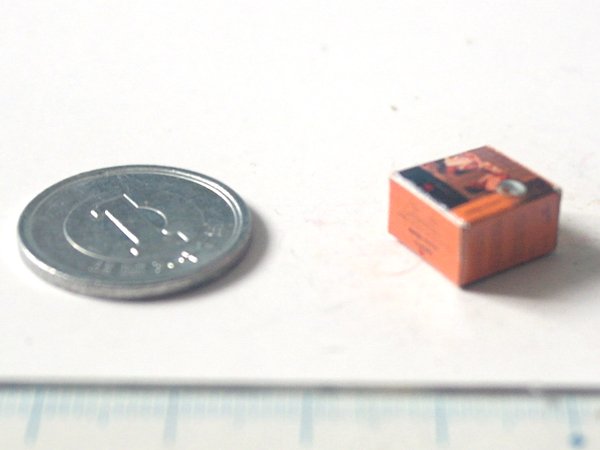 ミニチュア　1/12サイズのパッケージ