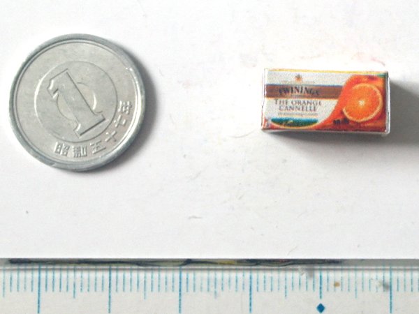 ミニチュア　1/12サイズのパッケージ