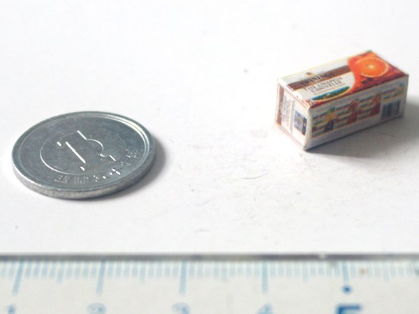 ミニチュア　1/12サイズのパッケージ