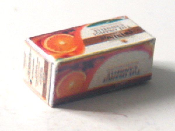 ミニチュア　1/12サイズのパッケージ