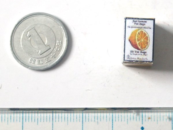 ミニチュア　1/12サイズのパッケージ