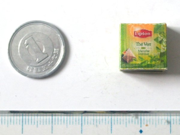 ミニチュア　1/12サイズのパッケージ