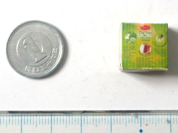 ミニチュア　1/12サイズのパッケージ