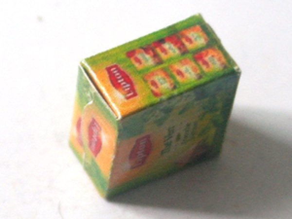 ミニチュア　1/12サイズのパッケージ