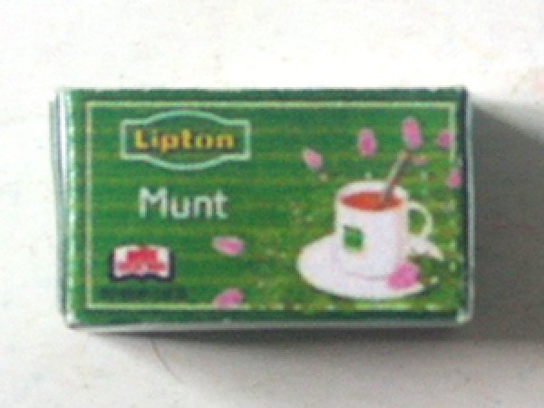 ミニチュア　1/12サイズのパッケージ